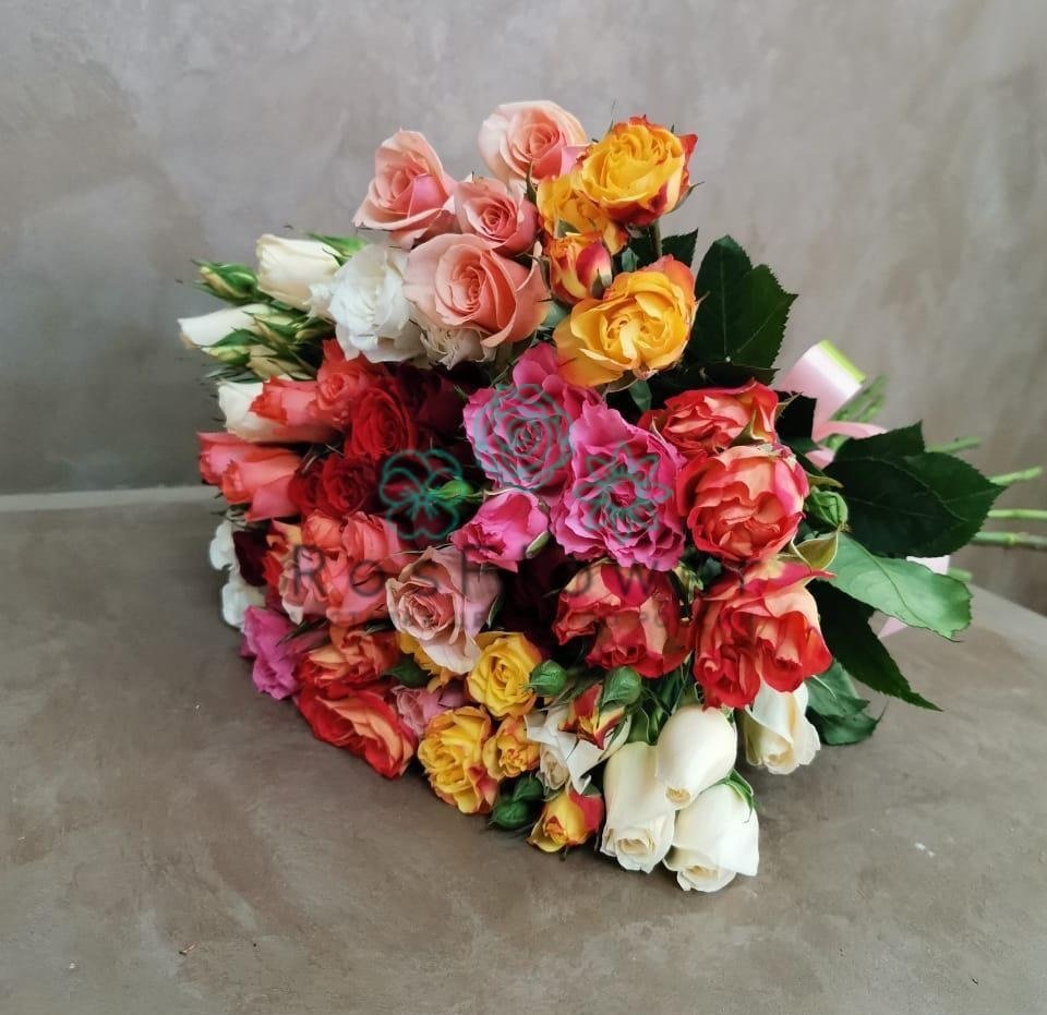 Букет цветов из: Розы в Новониколаевской