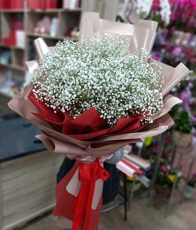 Букет цветов из: Гипсофила в Новониколаевской