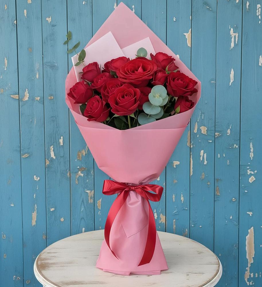 Букет цветов из: Розы в Новониколаевской