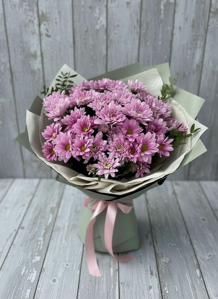 Букет цветов из: Хризантемы в Новониколаевской