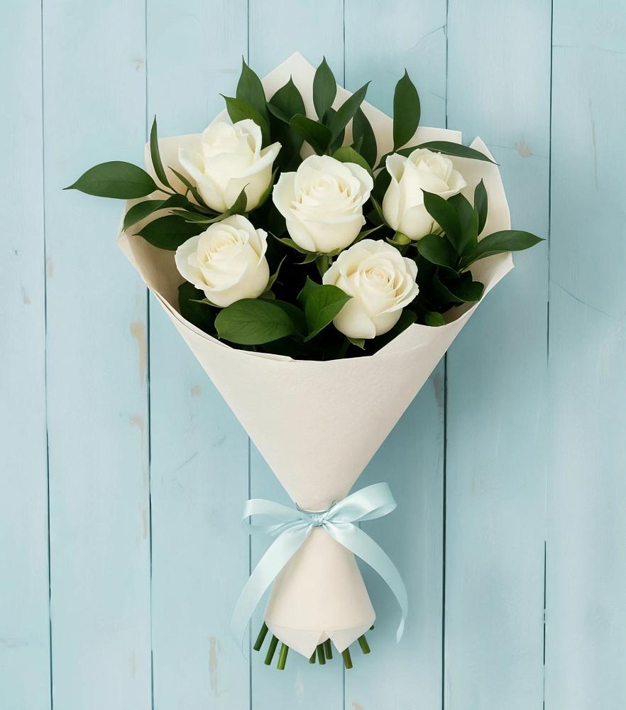 Букет цветов из: Розы в Новониколаевской