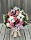 Букет цветов из: Альстромерии, Гвоздики, Розы и Хризантемы в Новониколаевской