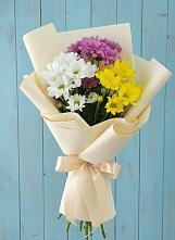 Букет цветов из:  Хризантемы в Новониколаевской