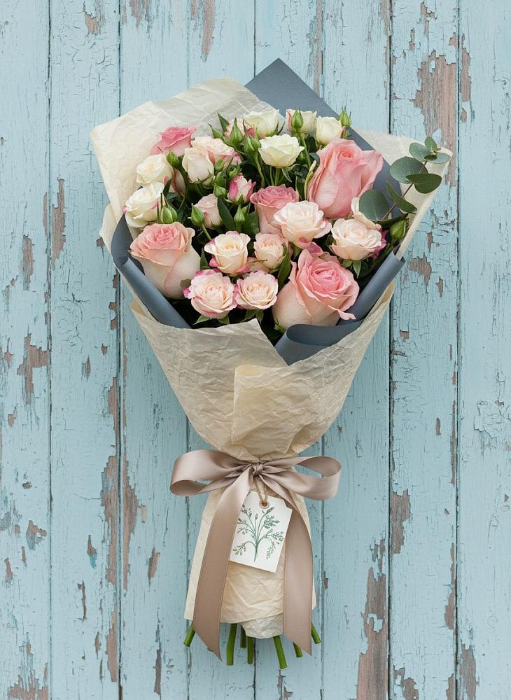 Букет цветов из: Розы в Новониколаевской