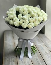 Букет 35 Белых роз в Новониколаевской