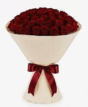 Букет 101 Бордовая роза Блэк Бакарра в Новониколаевской