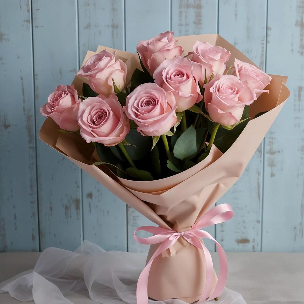 Букет цветов из: Розы в Новониколаевской