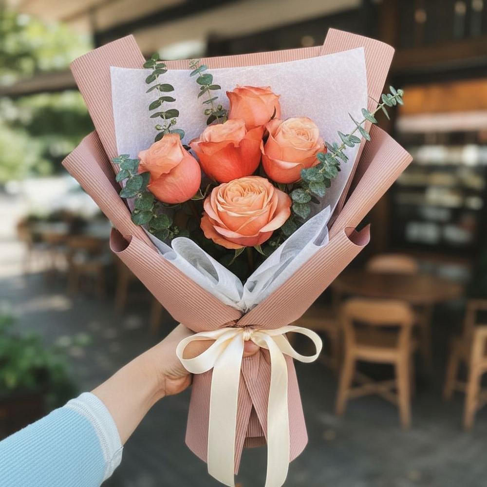 Букет цветов из: Розы в Новониколаевской