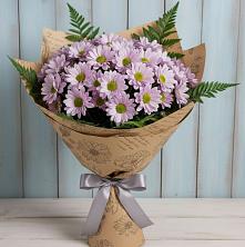 Букет цветов из:  Хризантемы в Новониколаевской