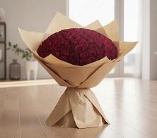 Букет 101 Красная роза в Новониколаевской