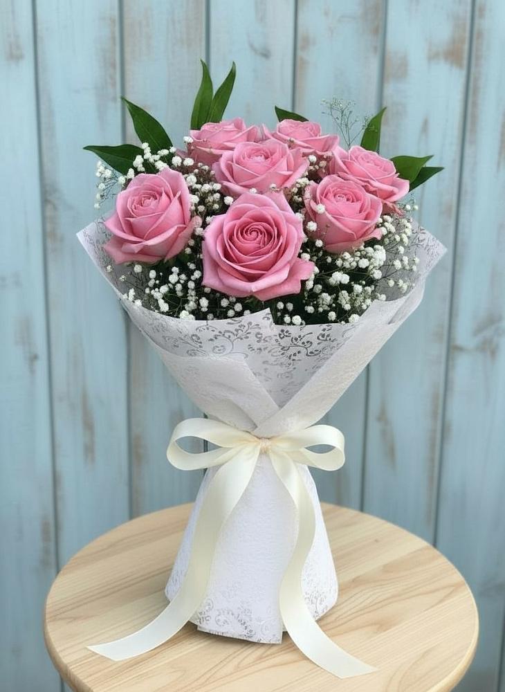 Букет цветов из: Розы в Новониколаевской