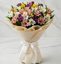 Букет цветов из:  Альстромерии #REPLACE_PRED# Новониколаевской