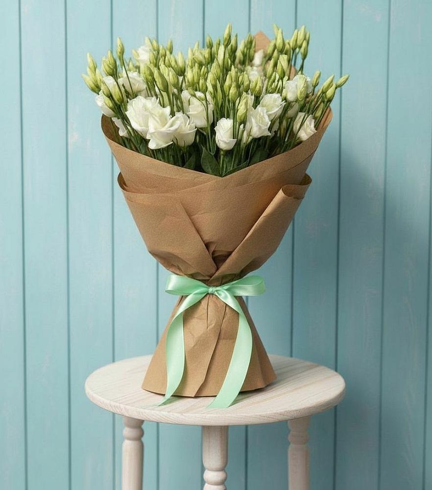 Букет цветов из: Лизиантусы в Новониколаевской