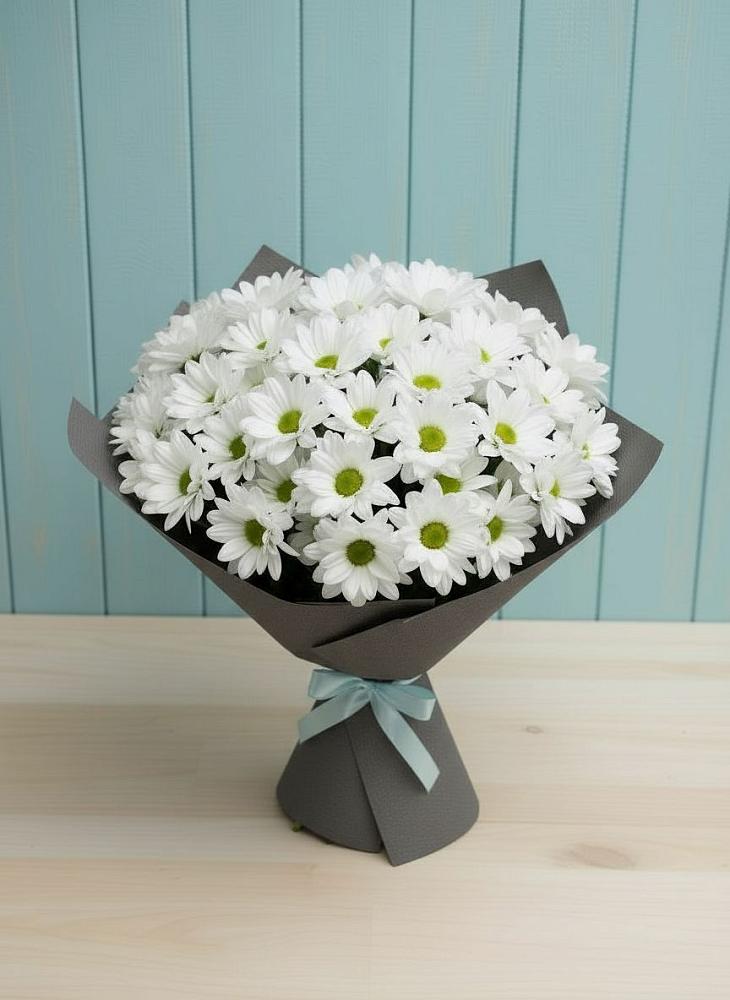 Букет цветов из: Хризантемы в Новониколаевской