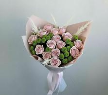 Букет цветов из:  Розы и Хризантемы в Новониколаевской
