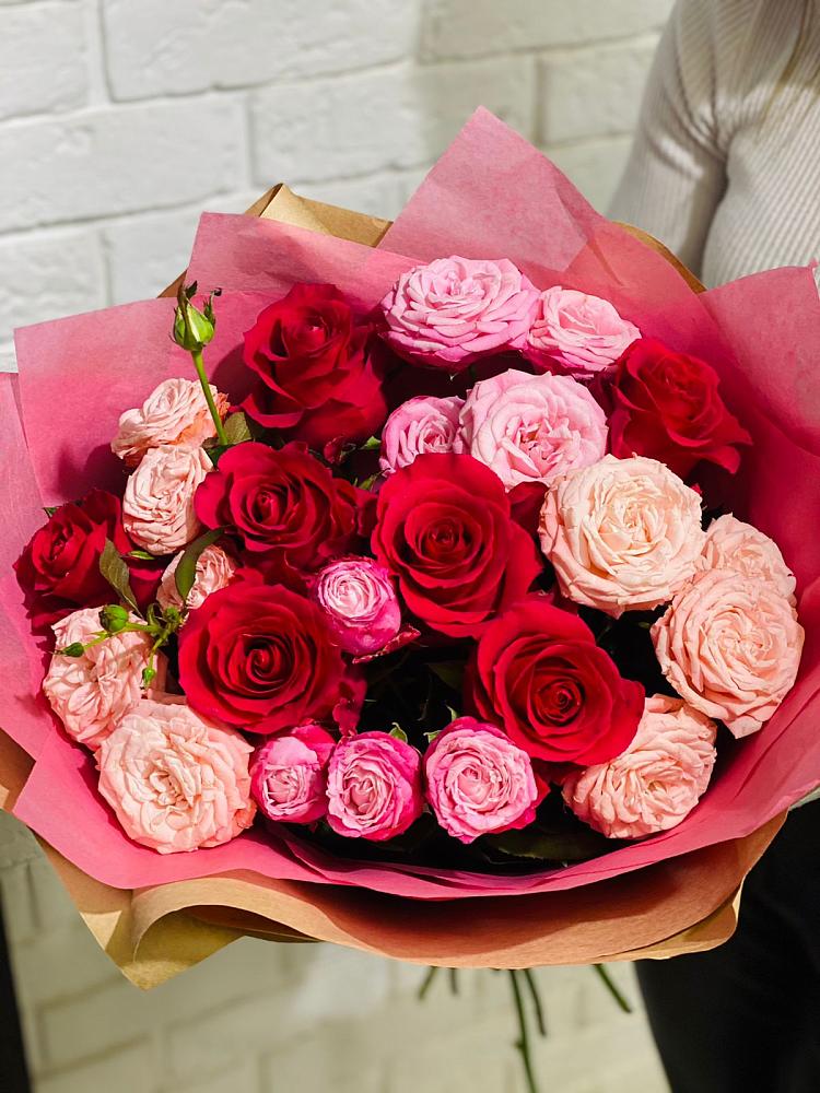 Букет цветов из: Розы в Новониколаевской