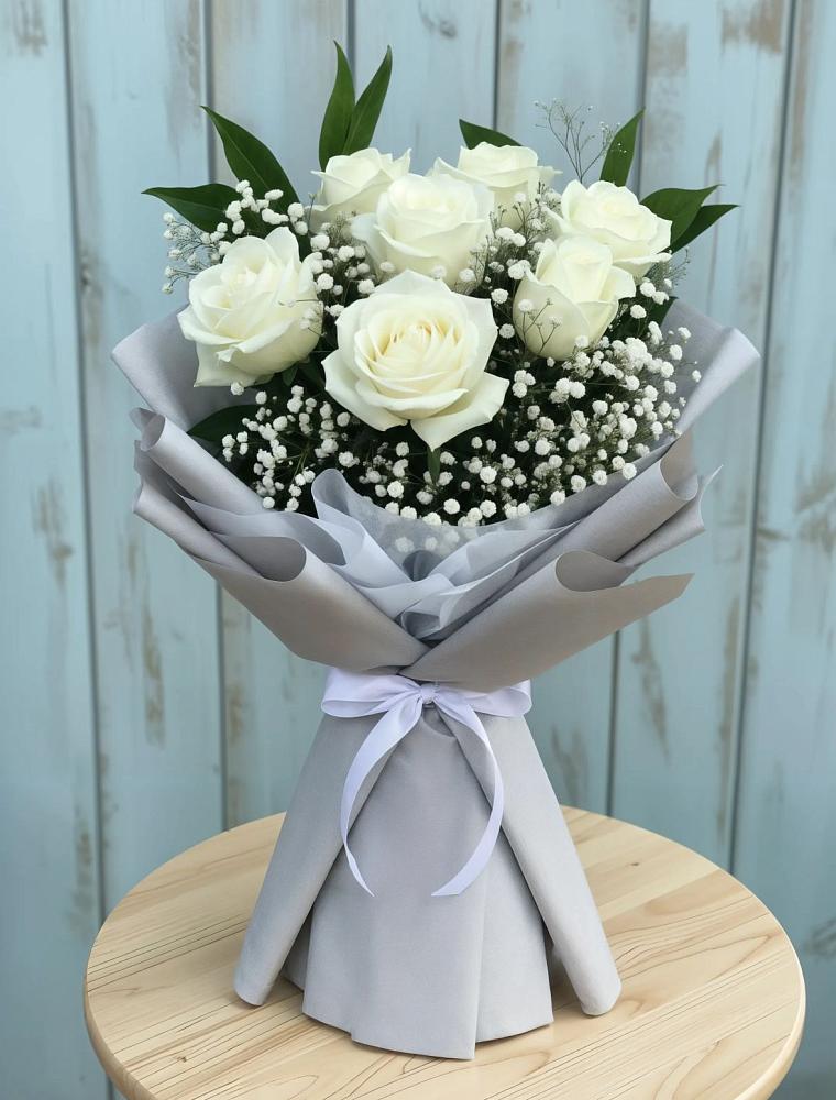 Букет цветов из: Розы в Новониколаевской