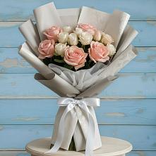 Букет цветов из:  Розы в Новониколаевской
