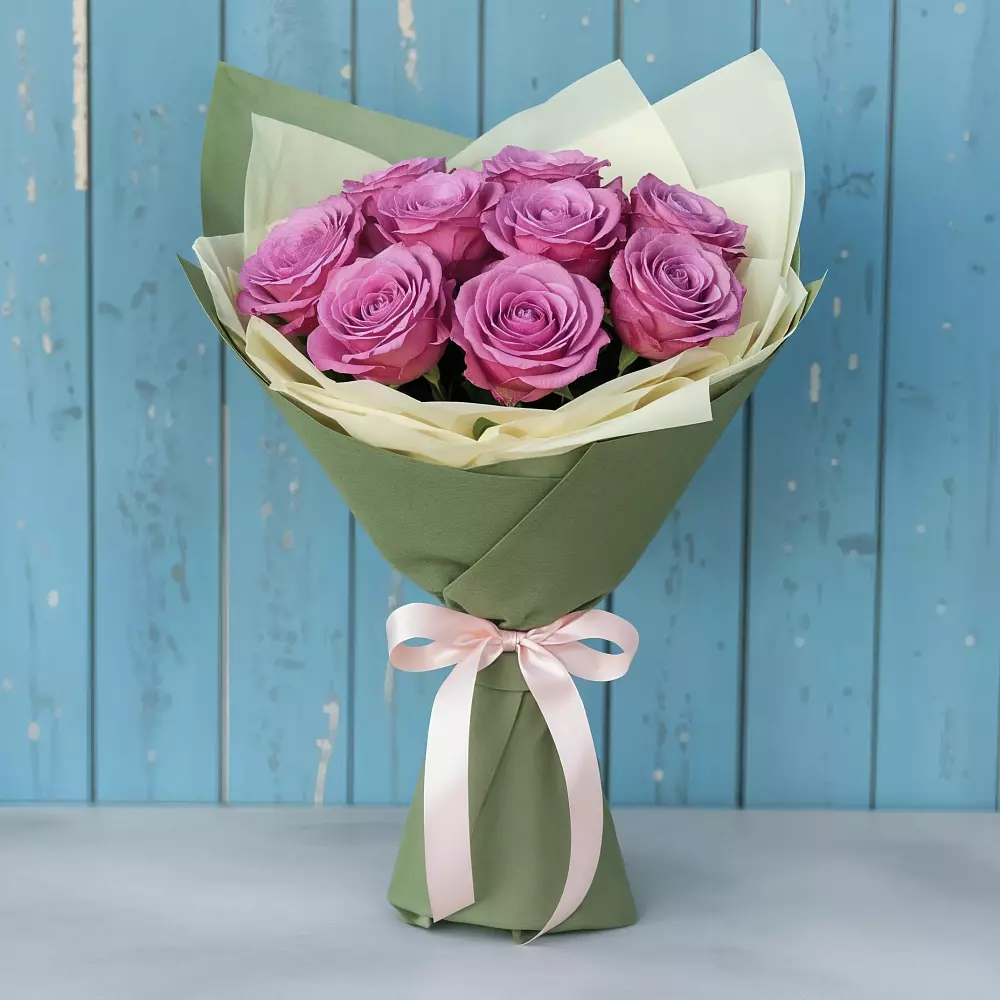 Букет Розы Фёрст Леди в Новониколаевской