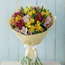 Букет цветов из:  Альстромерии в Новониколаевской