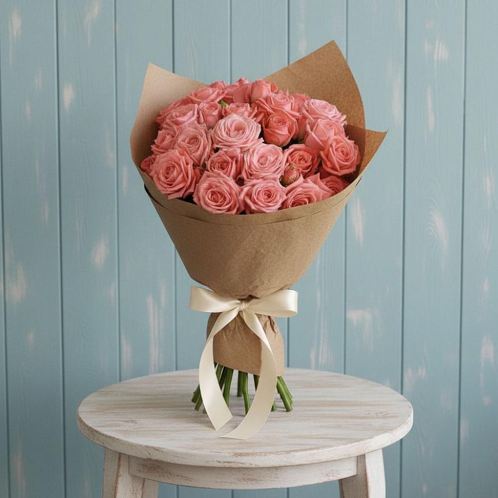 Букет цветов из: Розы в Новониколаевской