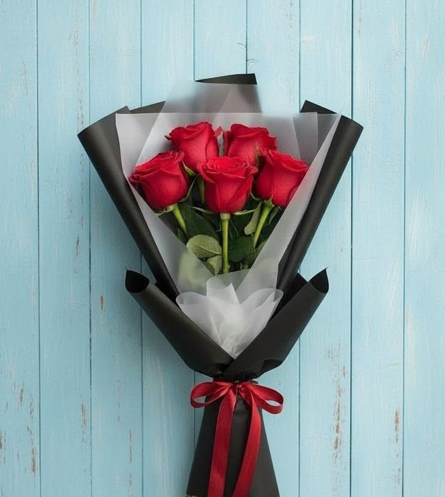 Букет цветов из: Розы в Новониколаевской