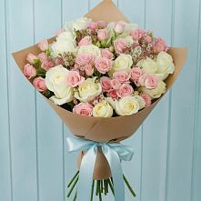 Букет цветов из:  Розы в Новониколаевской